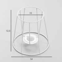 Каркас-основа абажура для люстры "Классика" Е27/Е14 14х14х14см