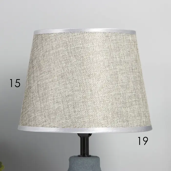 Лампа настольная RISALUX &laquo;Каламбур&raquo;, Е14, 40 Вт, тёмно-серая, 20&times;20&times;32 см