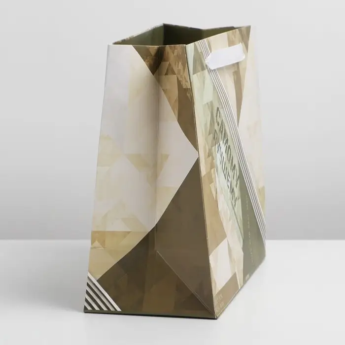Пакет подарочный ламинированный, упаковка, &laquo;Best&raquo;, ML 27&times;23&times;11.5 см