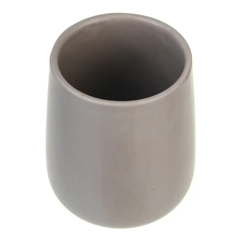 VETTA Стакан для ванной комнаты, 400 мл, 10,4x9x9 см, керамика, "Космос", мокко