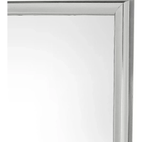 Рамка А4 21x30 см Комус/ATTACHE пластиковый багет 14мм серебристая