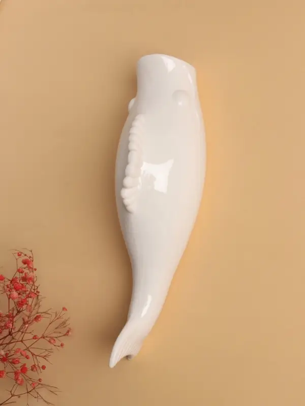 Декор настенный-ваза, панно TAKE IT EASY &laquo;Рыбки&raquo;, 26.2&times;7.3 см, белый