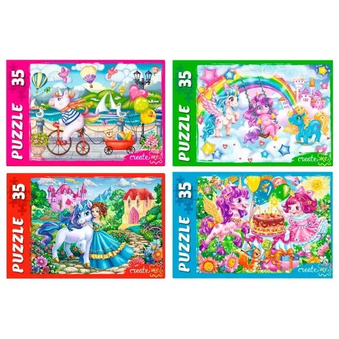 Пазл «Чудесные единороги», 35 элементов Пазл «Чудесные единороги», 35 элементов