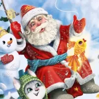 Подарочная новогодняя коробка «Золотая рыбка», для сладких подарков, 18×18×14 см