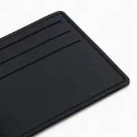 Картхолдер, на 6 карт, отделение для купюр, чёрный