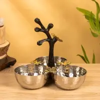 Менажница "Крю" 20х20х20 см, нержавеющая сталь Менажница "Крю" 20х20х20 см, нержавеющая сталь