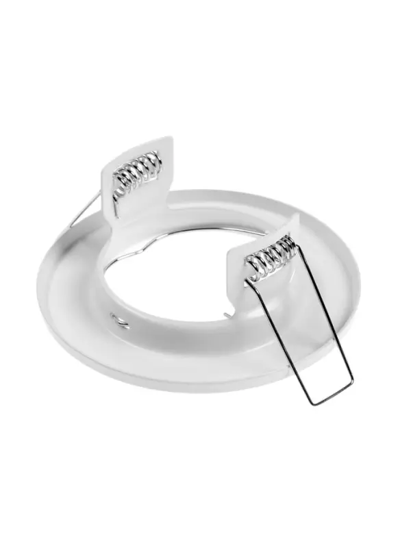 Светильник встраиваемый под лампу MR-16, круглый, металлический, белый