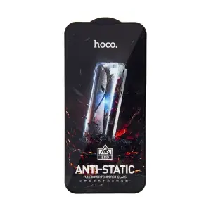 Защитное стекло для iPhone 13 Pro Max/14 Plus Full Screen HD Anti-Static G10 Hoco Black без упаковки