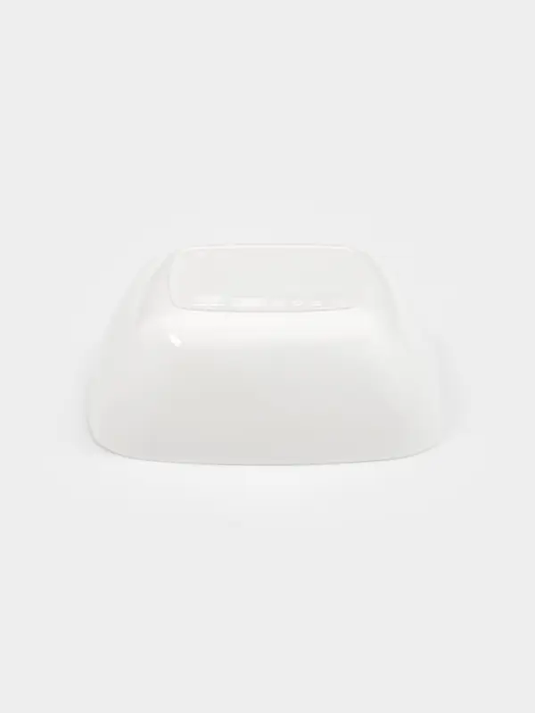 Тарелка глубокая Альтернатива &laquo;Квадро&raquo;, 800 мл, 16&times;5.5 см, пластик, белая