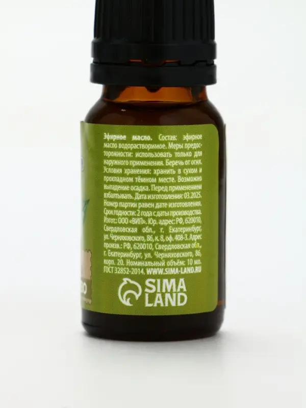 Эфирное масло, набор 6 шт х 10 мл, Банный дух