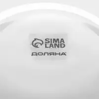 Салатник Доляна Simple, 1.45 л, 19&times;9.5 см, стекло, прозрачный