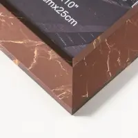 Фоторамка пластик 20х25 см "Гедеон" шоколад с золотом 32х28х2 см