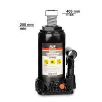 Домкрат гидравлический AVS HJ-B10T, 10т, 200-405мм. с клапаном (сумка, ремкомплект)