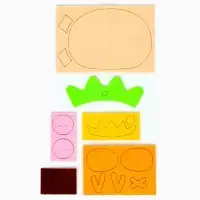 Набор для создания брелка из фетра "Ананас"