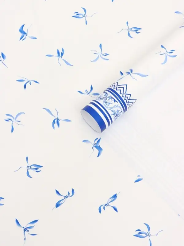 Пленка для цветов, "Эскиз", белая, 57х57 см