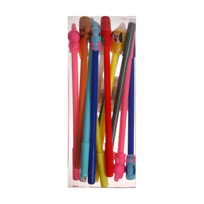 Ручка - прикол Calligrata «Зверушки», гелевая, МИКС Ручка - прикол Calligrata «Зверушки», гелевая, МИКС