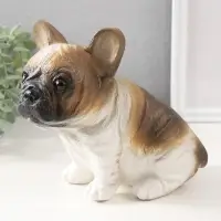 Копилка для денег &laquo;Щенок Французского бульдога&raquo;, гипс, 16.5&times;11.5&times;18 см