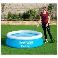 Бассейн надувной Bestway Fast Set 57392, 183&times;51 см, круглый