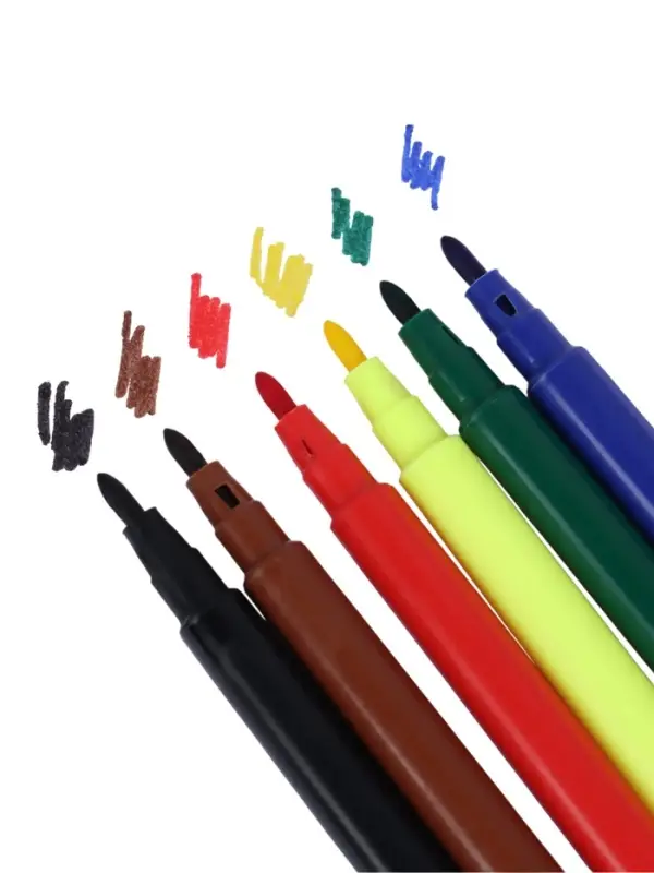 Фломастеры 6 цветов Calligrata &laquo;Принцесса&raquo;, невентилируемый колпачок