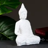 Фигура светящаяся гипс &laquo;Будда малый&raquo;, 24&times;16&times;10 см