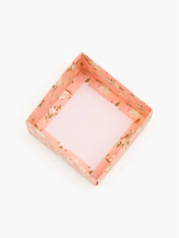 Коробка самосборная &laquo;Цветы Gift&raquo;, размер 11&times;11&times;7 см, плотность 270 г/м&sup2;
