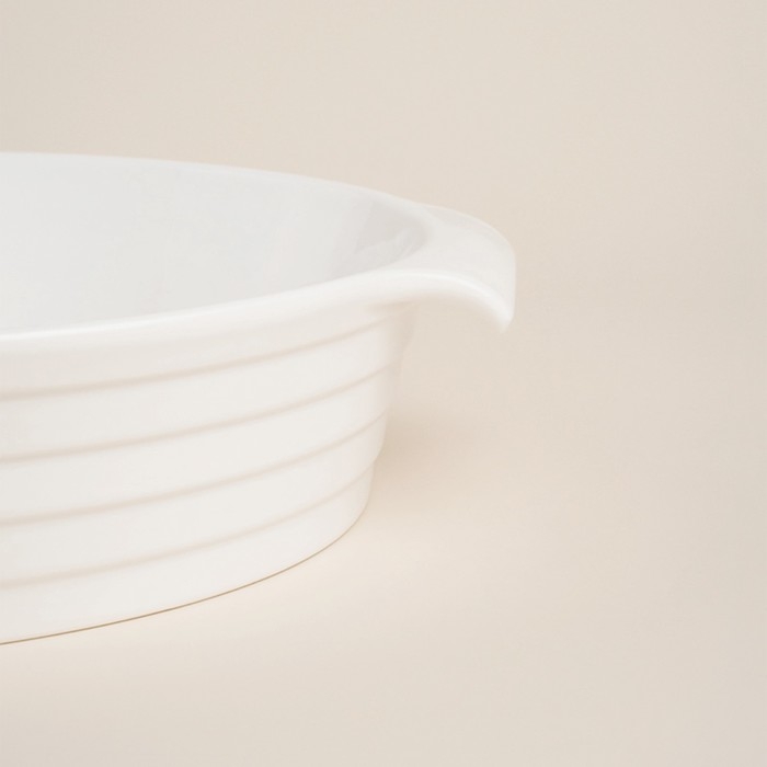 Форма для выпечки из жаропрочной керамики SL Home «Санторини», 2,2 л, 28,8×25,6×6 см, цвет белый Форма для выпечки из жаропрочной керамики SL Home «Санторини», 2,2 л, 28,8×25,6×6 см, цвет белый