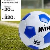 Мяч футбольный MINSA, TPU, машинная сшивка, 32 панели, р. 4