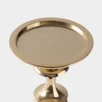 Подсвечник &laquo;Эйфория&raquo;, 12&times;12&times;31.5 см, алюминий