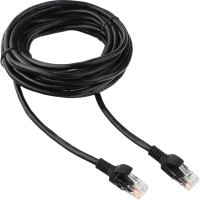 Патч-корд UTP Cablexpert PP12-5M/BK кат.5e, 5м, чёрный