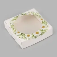 Коробка подарочная самосборная с окном &laquo;Только для тебя&raquo;, 11.5&times;11.5&times;3 см