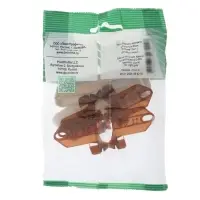 Угол наружный для плинтуса &laquo;Деконика&raquo;, с крепежом, 85 мм, 2 штуки, цвет 002 светло-серый