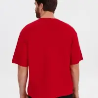 Джемпер с коротким рукавом Siluetti Volumica, красный, размер XL/XXL