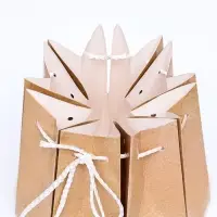 Аквабокс для цветов, 18&times;18 см, крафт