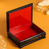 Шкатулка «Пара белых лошадей», 10×14 см, лаковая миниатюра Шкатулка «Пара белых лошадей», 10×14 см, лаковая миниатюра