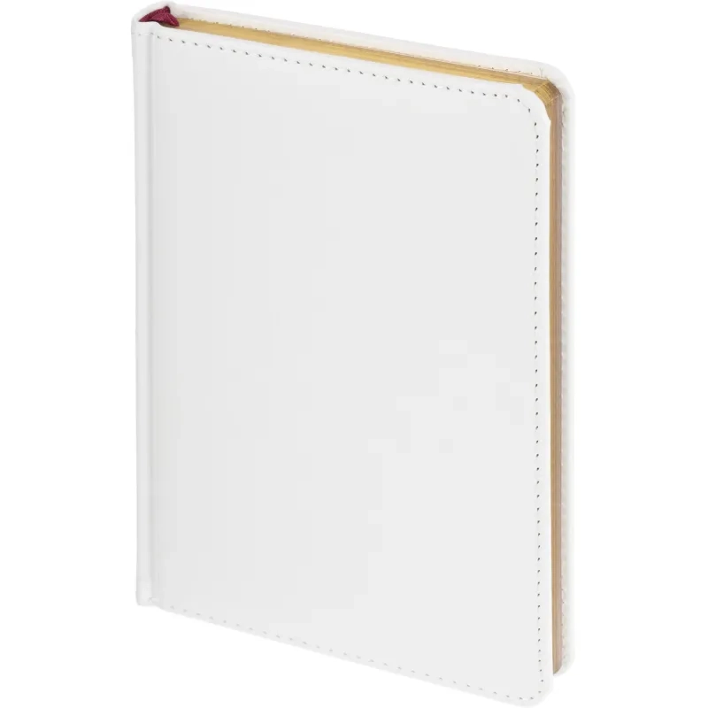 Ежедневник недатированный белый,А5,145х205мм,136л, Sidney NEBRASKA 3-128/06