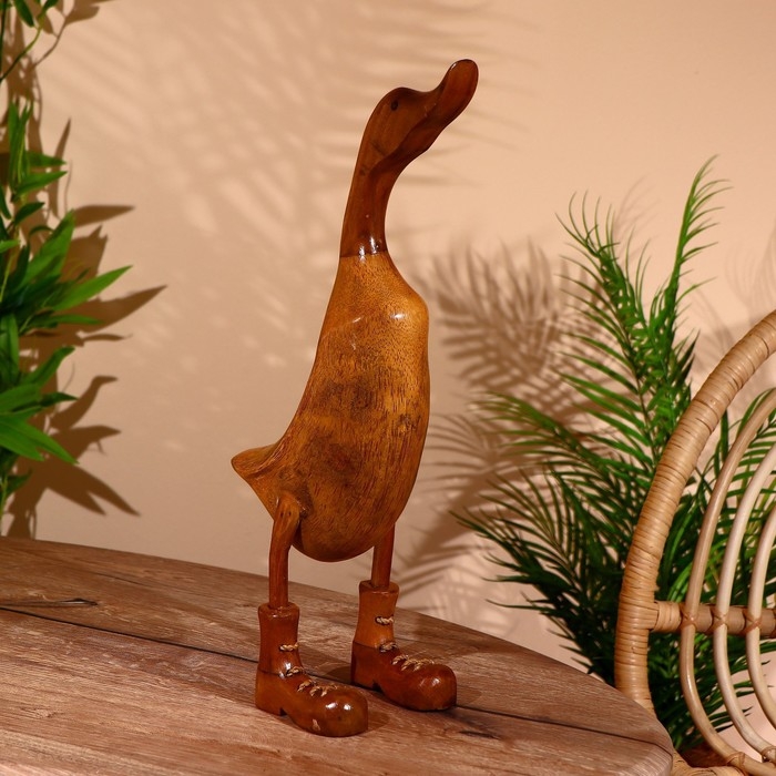 Сувенир «Утка натуральная», 50 см, дерево