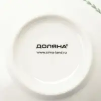 Салатник Доляна &laquo;Романс&raquo;, 11.4&times;11.4&times;5.2 см, фарфор, белый