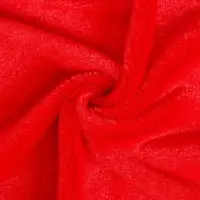 Ткань для рукоделия, мех, красная, лоскут 50&times;50 см
