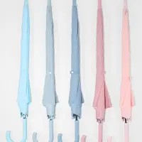 Зонт - трость полуавтоматический &laquo;Однотонный&raquo;, 8 спиц, R=52/60 см, d=104 см, МИКС