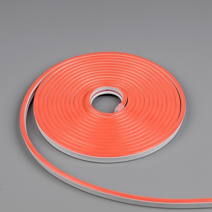 Гибкий неон Luazon Lighting 6 × 12 мм, IP65, 5 м, SMD2835, 120 LED/м, 12 В, свечение розовое Гибкий неон Luazon Lighting 6 × 12 мм, IP65, 5 м, SMD2835, 120 LED/м, 12 В, свечение розовое