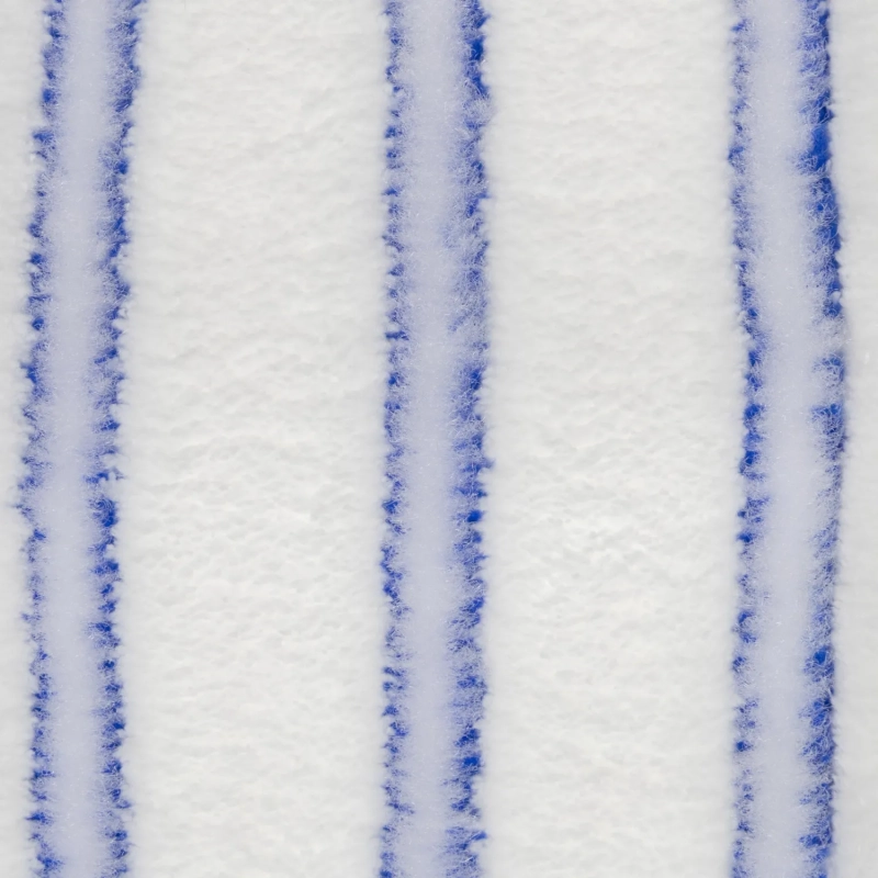 Насадка МОП плоский 34х10см микроф+мягк абраз кнопки бел с син полос MF2185