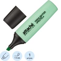 Маркер текстовыделитель Attache Selection Pastel 1-5 мм зеленый