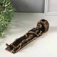 Подставка для благовоний, под свечу &laquo;Вечность&raquo;, 26&times;5&times;5 см, гипс под бронзу винтаж