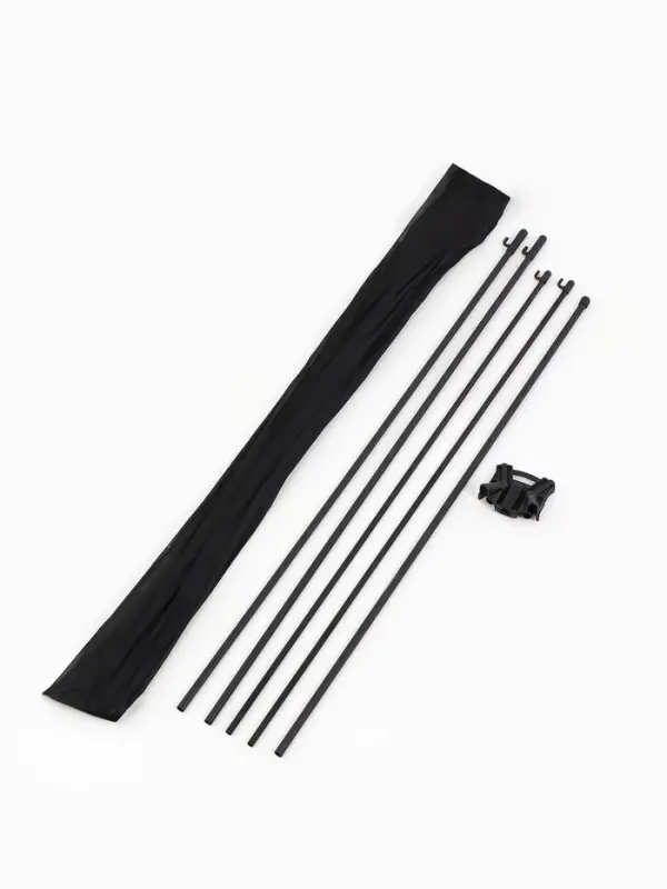 Стойка-стенд рекламный "Паук" для баннера 80х180 см, цвет чёрный