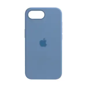Чехол для iPhone 16e Silicone Case 100% ORG Winter Blue (MagSafe + анимация NFC) c LOGO