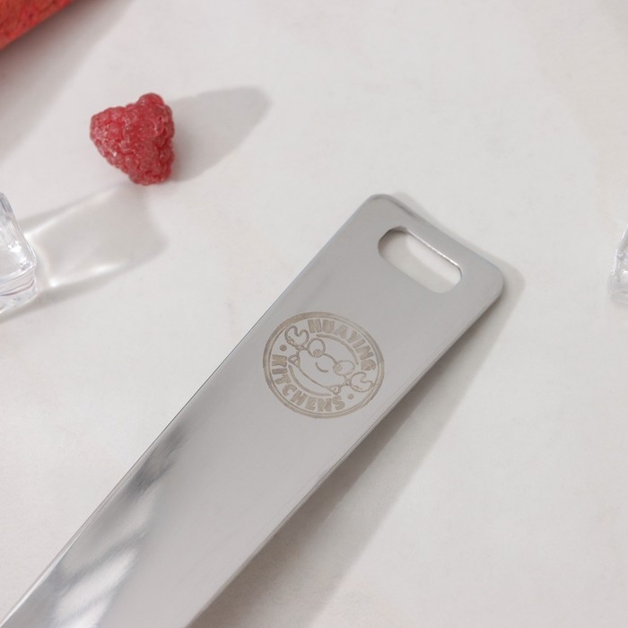 Ложка для мороженого Доляна Zero, нержавеющая сталь, цвет хромированный Ложка для мороженого Доляна Zero, нержавеющая сталь, цвет хромированный