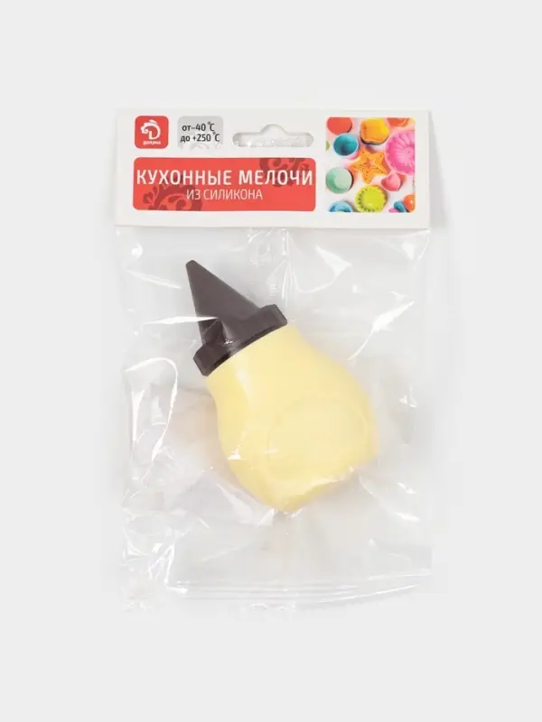 Шприц кондитерский Доляна &laquo;Капелька&raquo;, силикон, 4&times;3.5&times;8.5 см