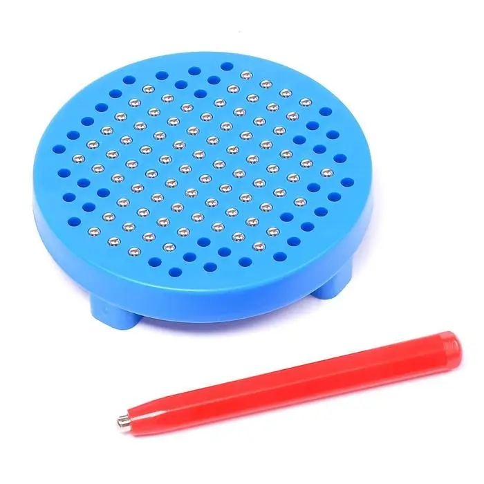 Планшет обучающий «Магнитное рисование», 120 отверстий, цвета МИКС Планшет обучающий «Магнитное рисование», 120 отверстий, цвета МИКС