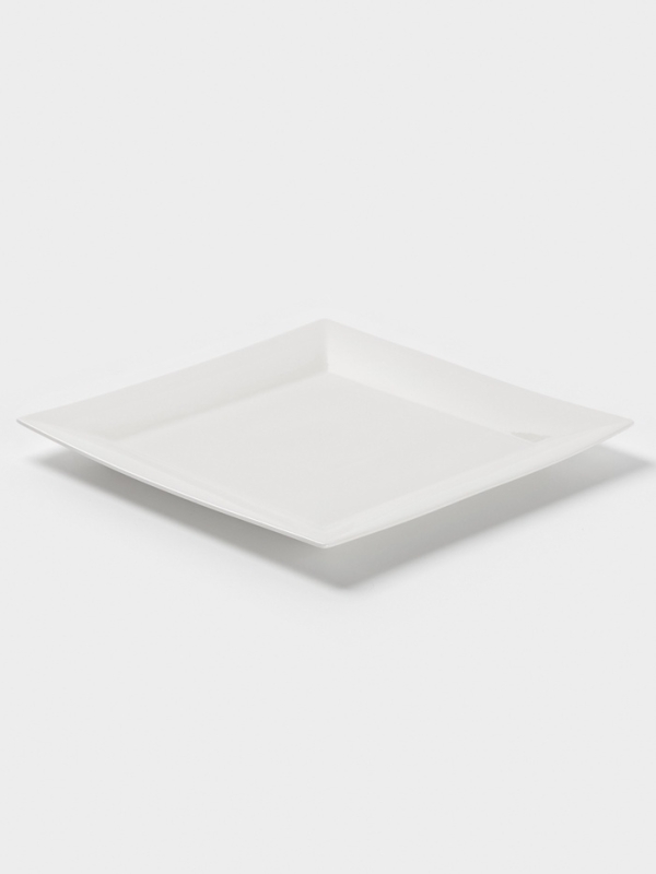 Тарелка квадратная Тарелка квадратная "White Label" 30х2 см
