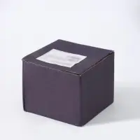 Шкатулка для украшений с крышкой &laquo;Кексик&raquo;, карамель, стекло, 8.2&times;8.2&times;8.5 см